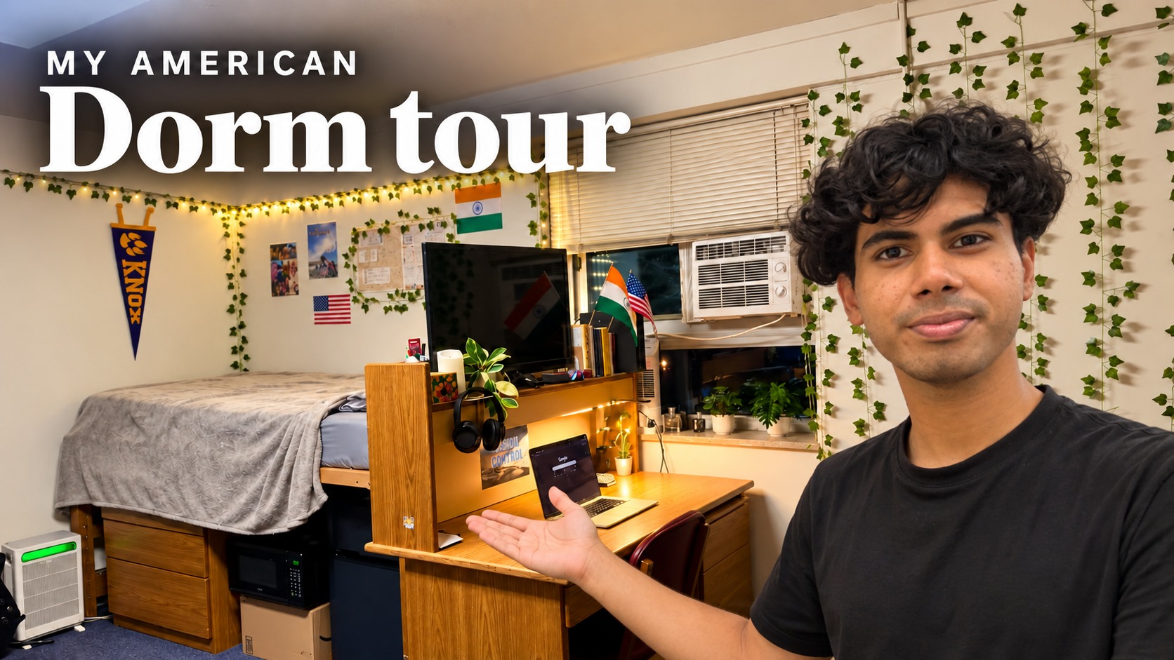 My Dorm Tour as a Desi International Student in USA video thumbnail